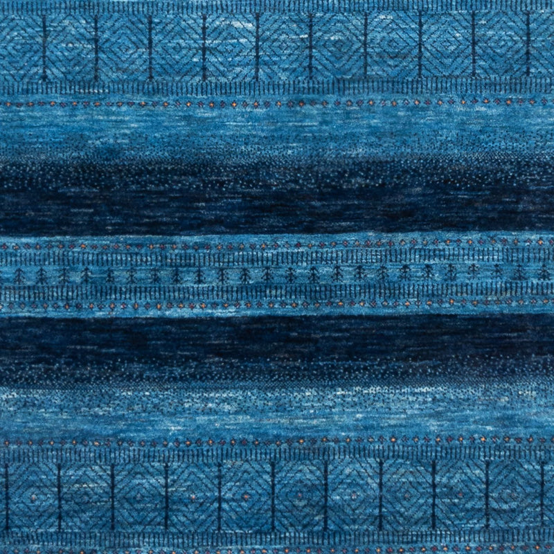 Gabbeh Teppich - Loribaft Perser - 244 x 178 cm - blau
