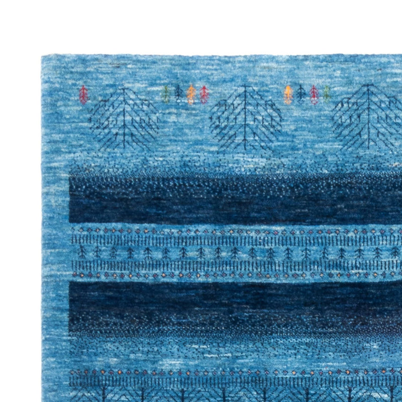 Gabbeh Teppich - Loribaft Perser - 244 x 178 cm - blau