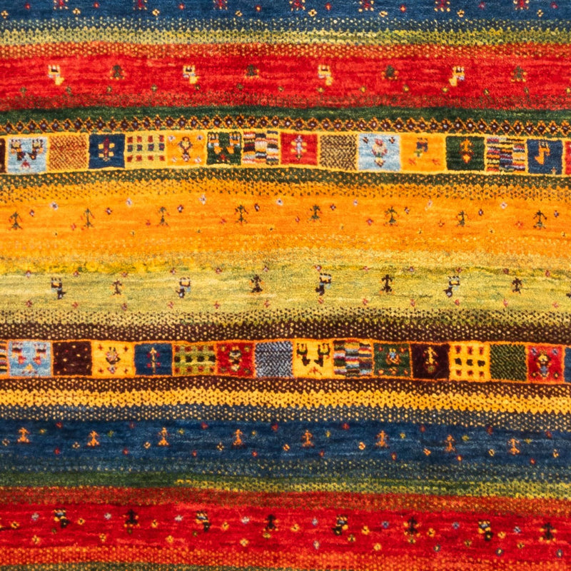 Gabbeh Teppich - Loribaft Perser - Royal - 239 x 162 cm - blau