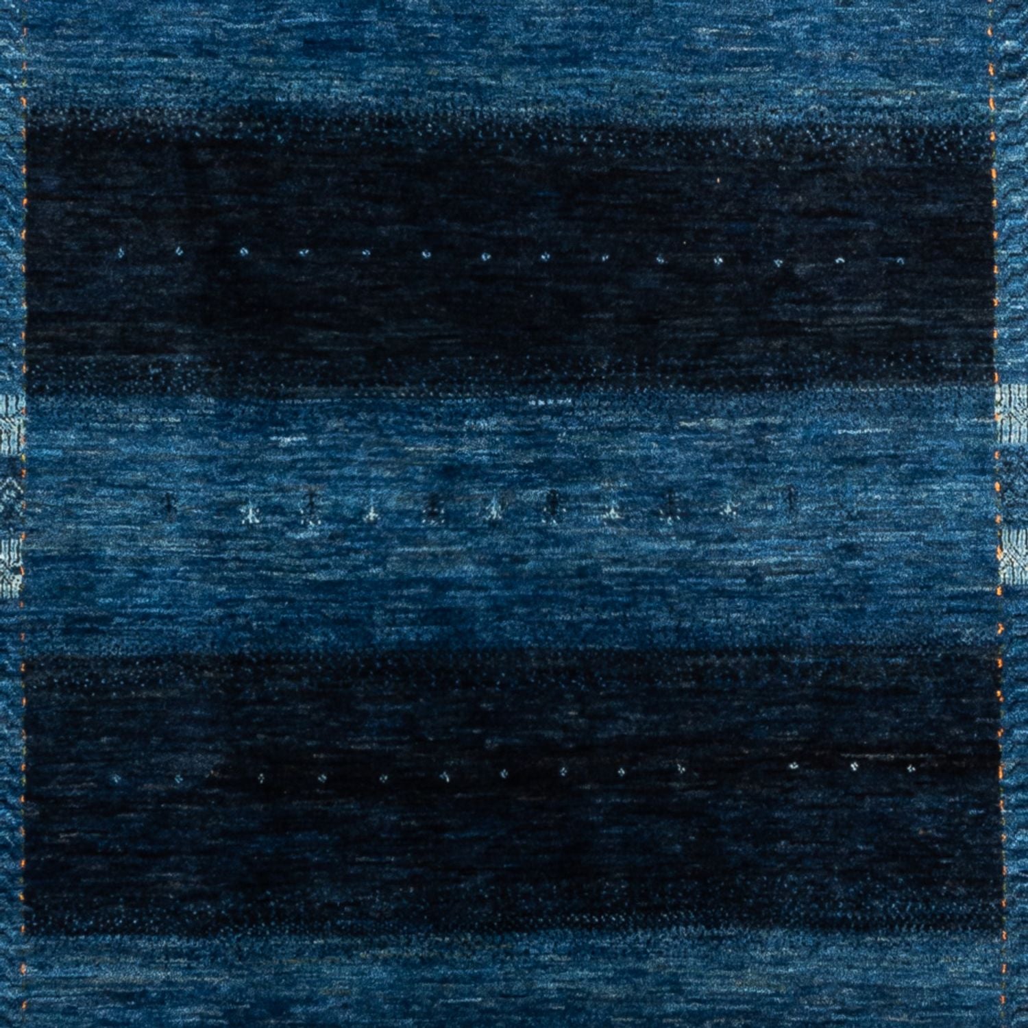 Gabbeh Teppich - Loribaft Perser - 288 x 197 cm - blau