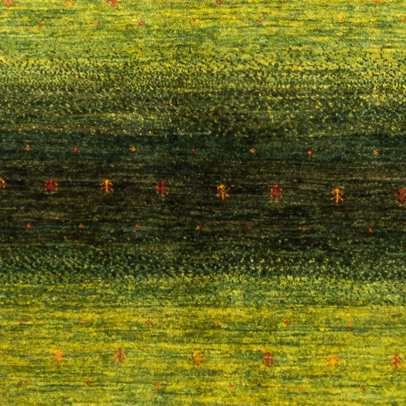 Gabbeh Teppich - Loribaft Perser - 236 x 166 cm - grün