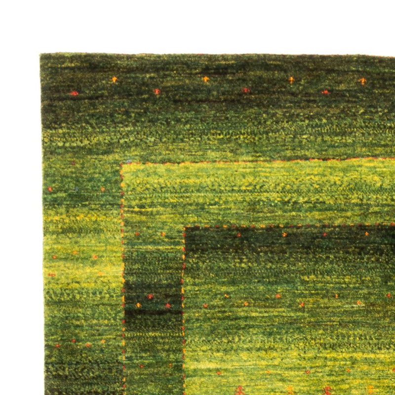 Gabbeh Teppich - Loribaft Perser - 236 x 166 cm - grün