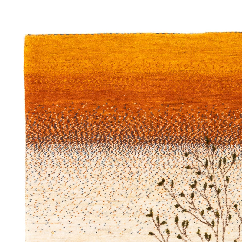 Gabbeh Teppich - Loribaft Perser - 175 x 129 cm - gold