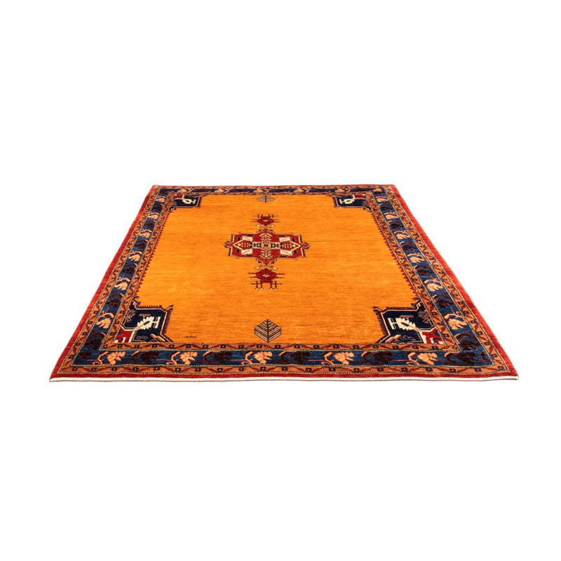 Gabbeh Teppich - Loribaft Perser - 300 x 210 cm - gold