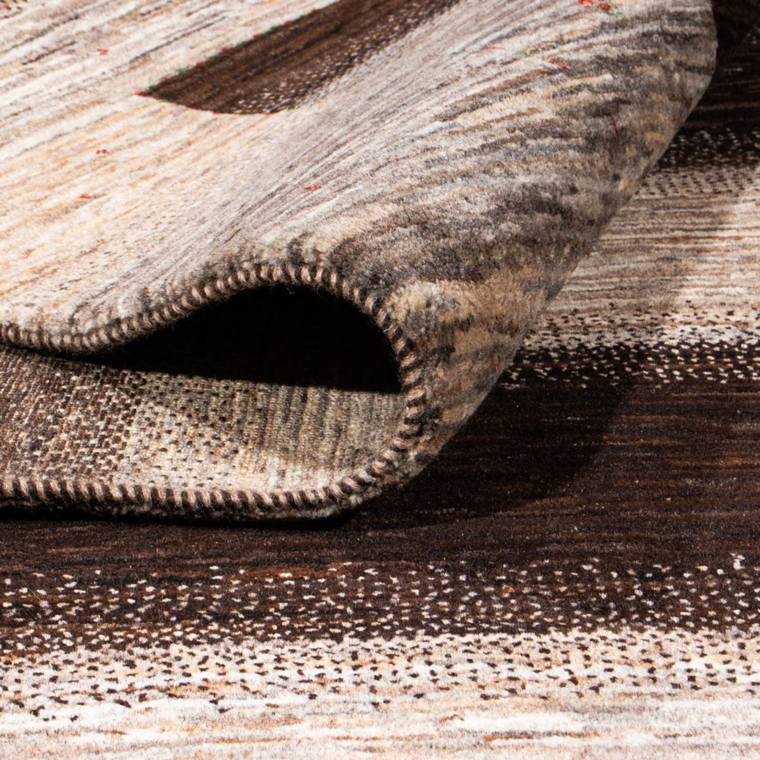 Gabbeh Teppich - Loribaft Perser - 311 x 208 cm - braun