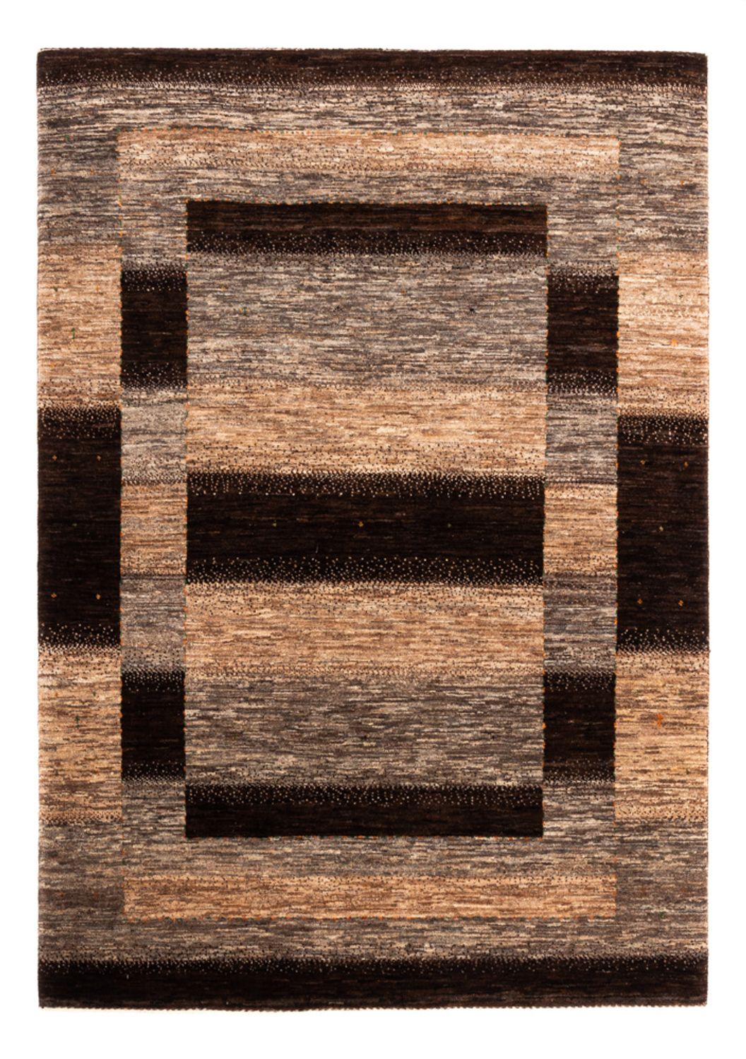 Gabbeh Teppich - Loribaft Perser - 203 x 145 cm - grau