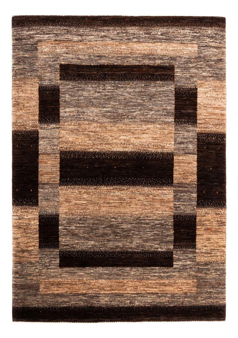 Gabbeh Teppich - Loribaft Perser - 203 x 145 cm - grau