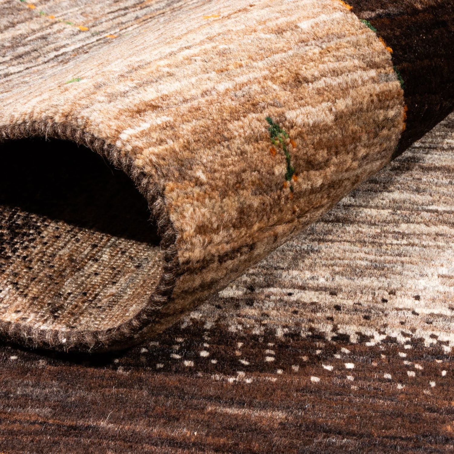 Gabbeh Teppich - Loribaft Perser - 203 x 145 cm - grau