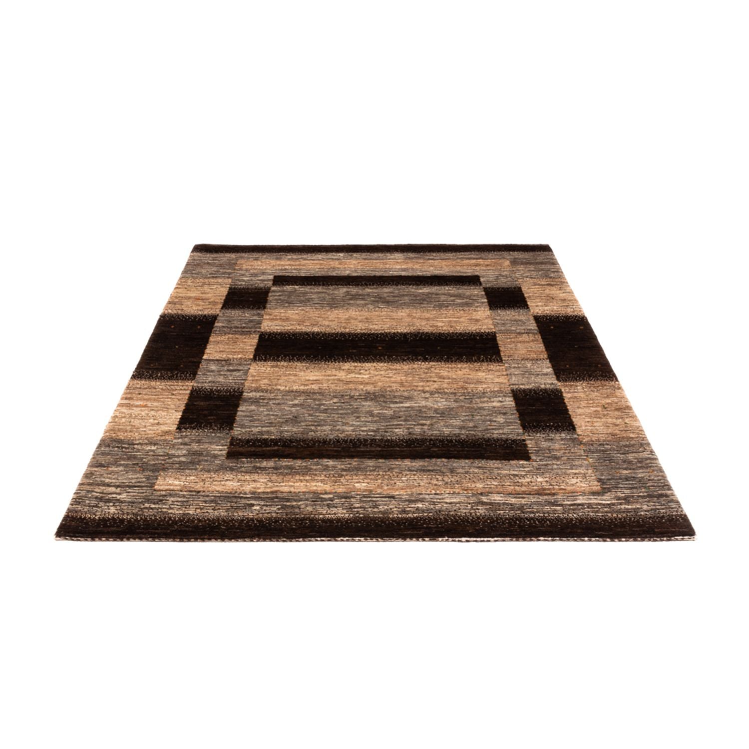 Gabbeh Teppich - Loribaft Perser - 203 x 145 cm - grau
