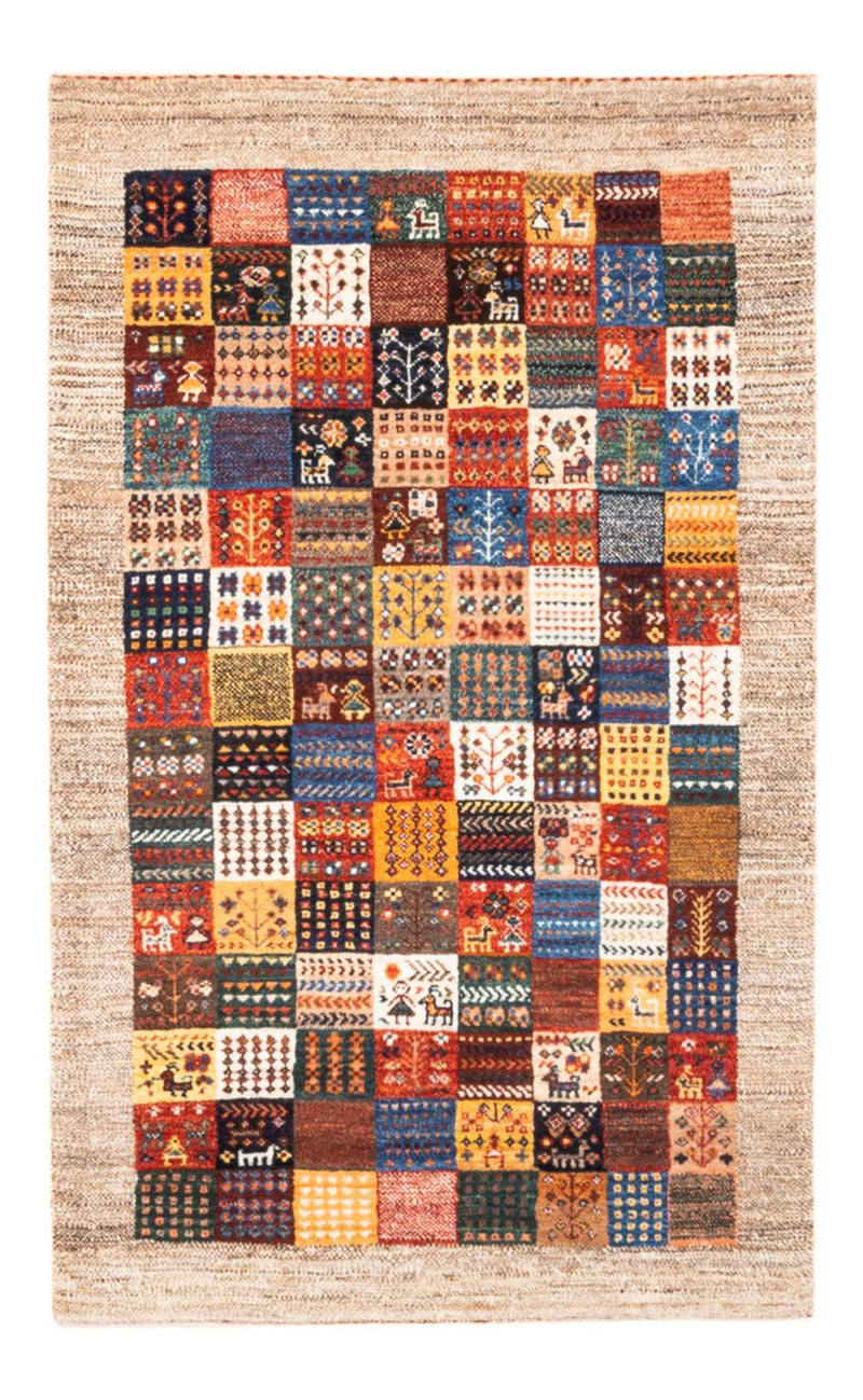 Gabbeh Teppich - Loribaft Perser - Royal - 132 x 84 cm - mehrfarbig