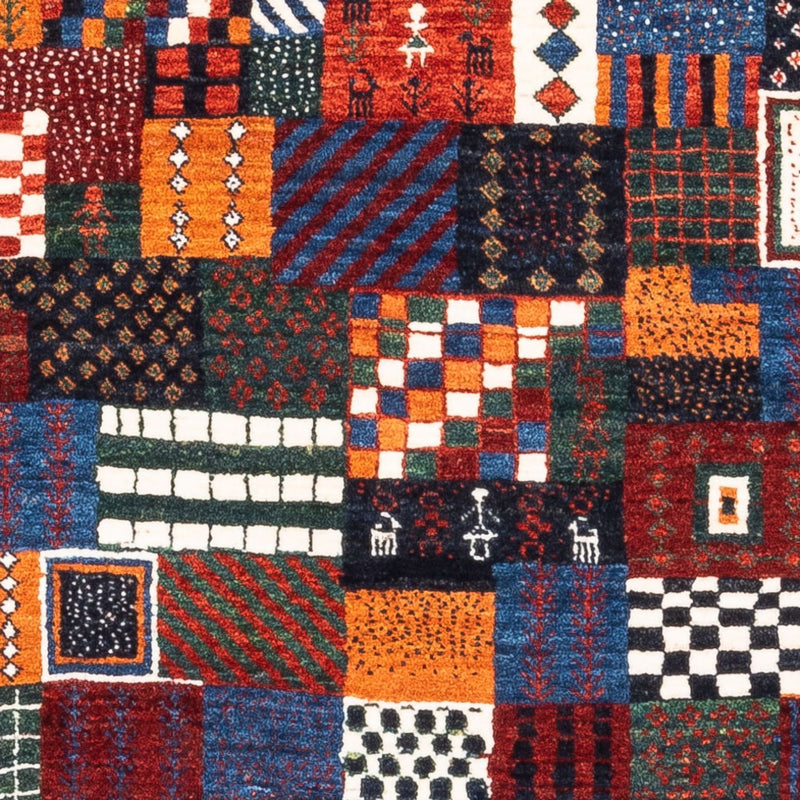 Gabbeh Teppich - Loribaft Perser - Royal - 118 x 83 cm - mehrfarbig