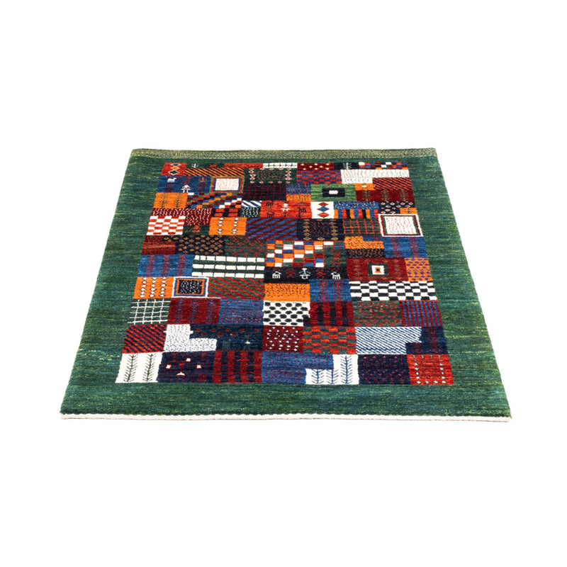 Gabbeh Teppich - Loribaft Perser - Royal - 118 x 83 cm - mehrfarbig