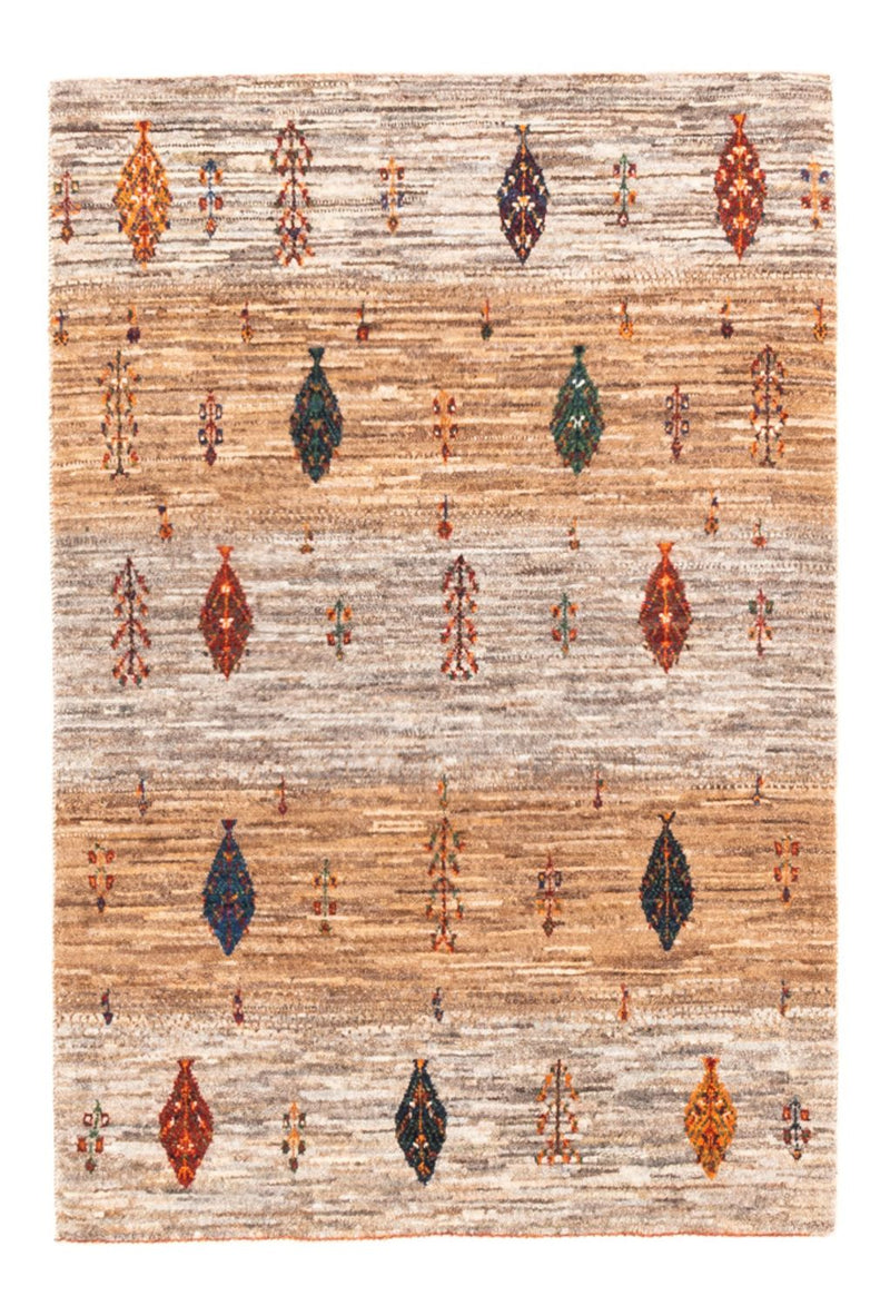 Gabbeh Teppich - Loribaft Perser - Royal - 125 x 85 cm - grau