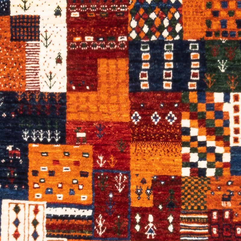 Gabbeh Teppich - Loribaft Perser - Royal - 125 x 93 cm - mehrfarbig