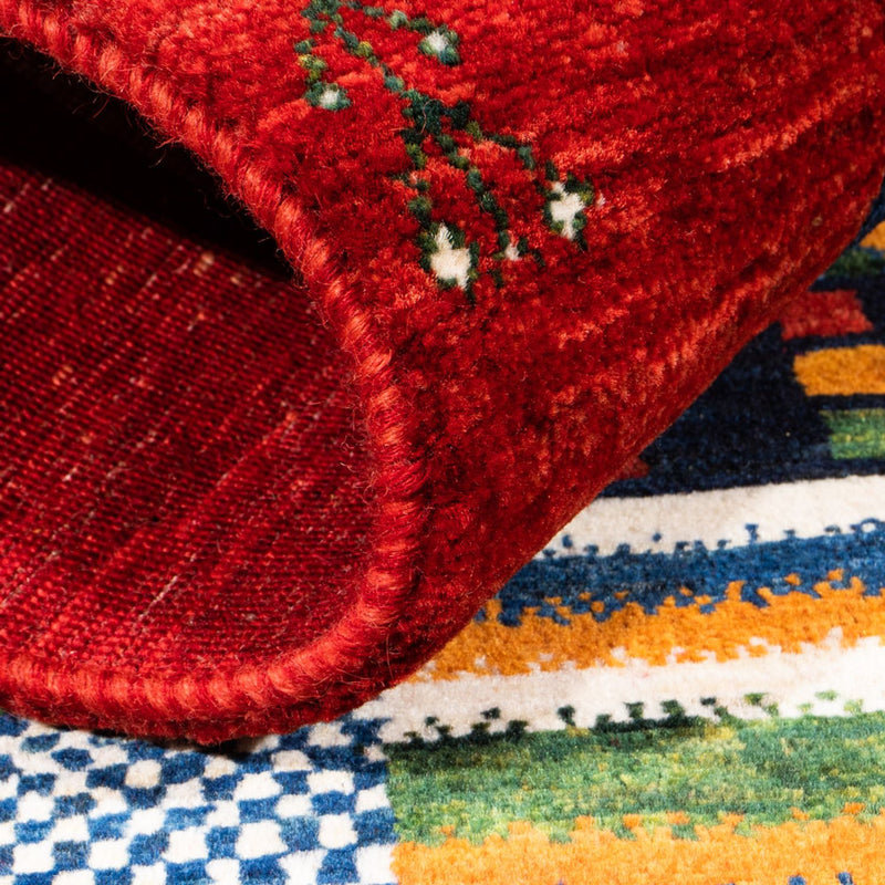 Gabbeh Teppich - Loribaft Perser - Royal - 125 x 93 cm - mehrfarbig