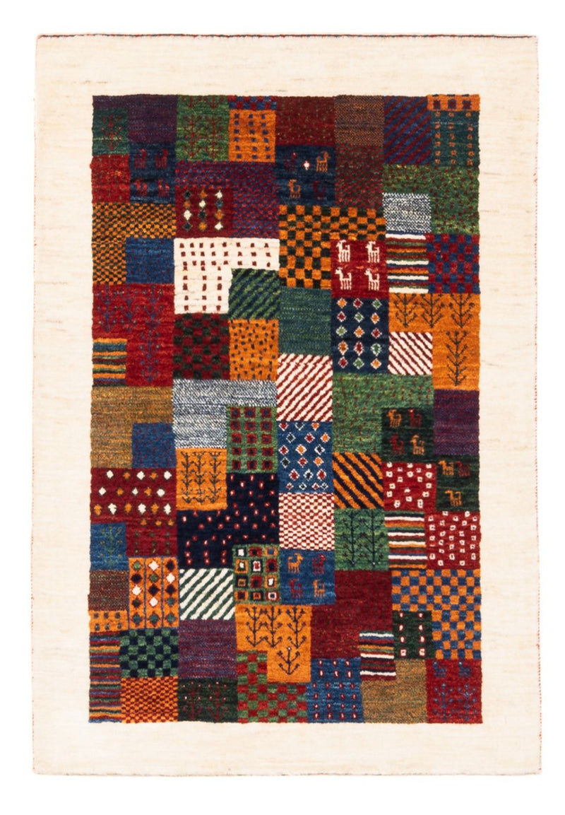 Gabbeh Teppich - Loribaft Perser - Royal - 124 x 85 cm - mehrfarbig
