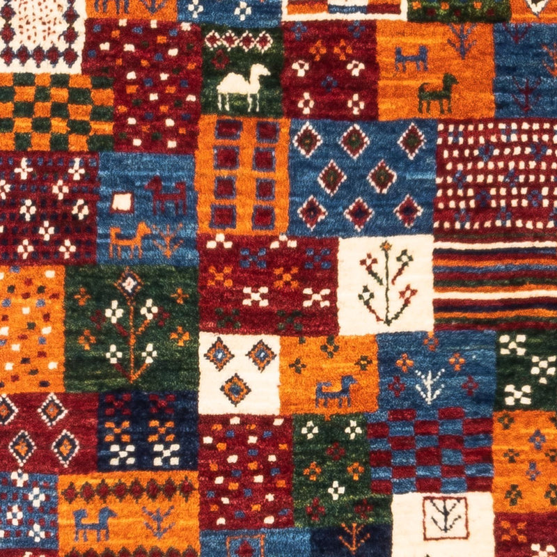 Gabbeh Teppich - Loribaft Perser - Royal - 128 x 87 cm - mehrfarbig
