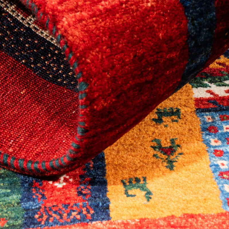 Gabbeh Teppich - Loribaft Perser - Royal - 129 x 81 cm - mehrfarbig