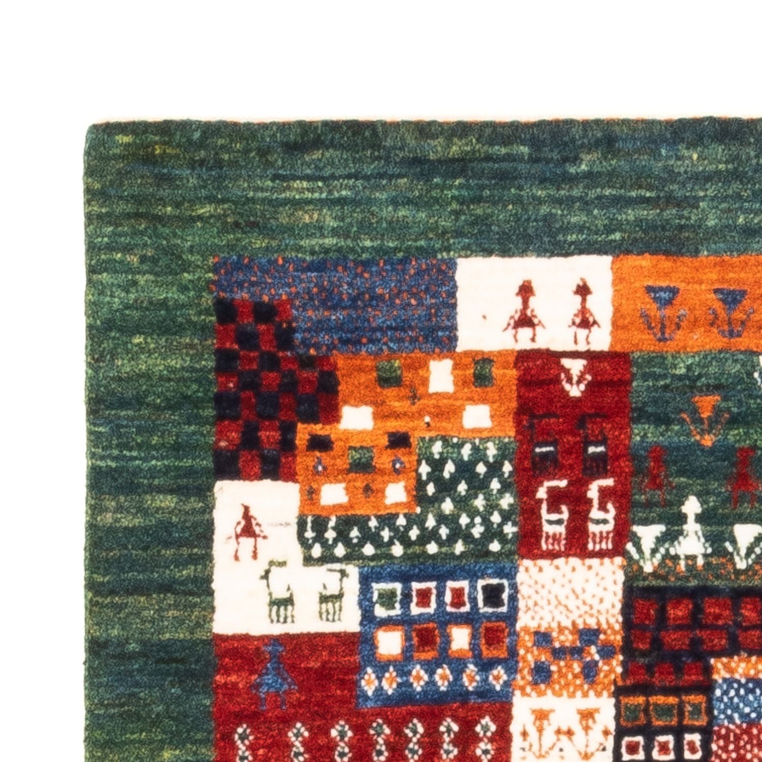 Gabbeh Teppich - Loribaft Perser - Royal - 125 x 83 cm - mehrfarbig