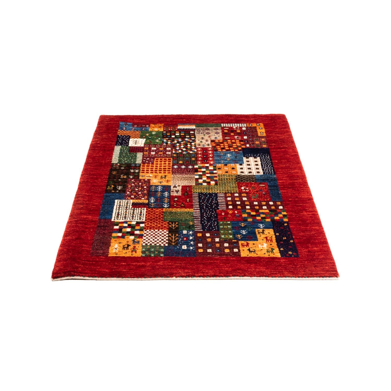 Gabbeh Teppich - Loribaft Perser - Royal - 127 x 88 cm - mehrfarbig