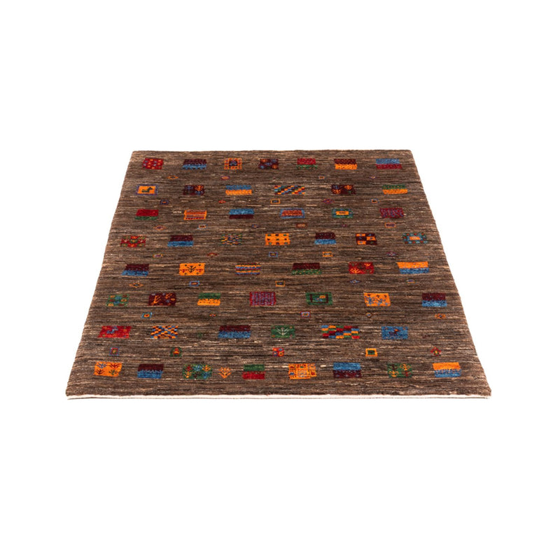 Gabbeh Teppich - Loribaft Perser - Royal - 119 x 82 cm - grau
