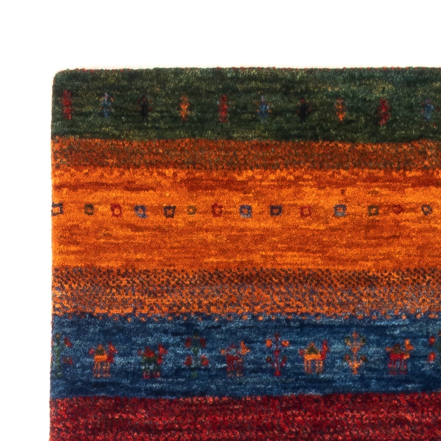 Gabbeh Teppich - Loribaft Perser - Royal - 137 x 86 cm - mehrfarbig