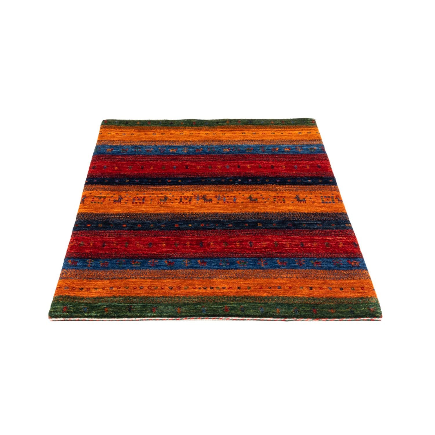 Gabbeh Teppich - Loribaft Perser - Royal - 137 x 86 cm - mehrfarbig
