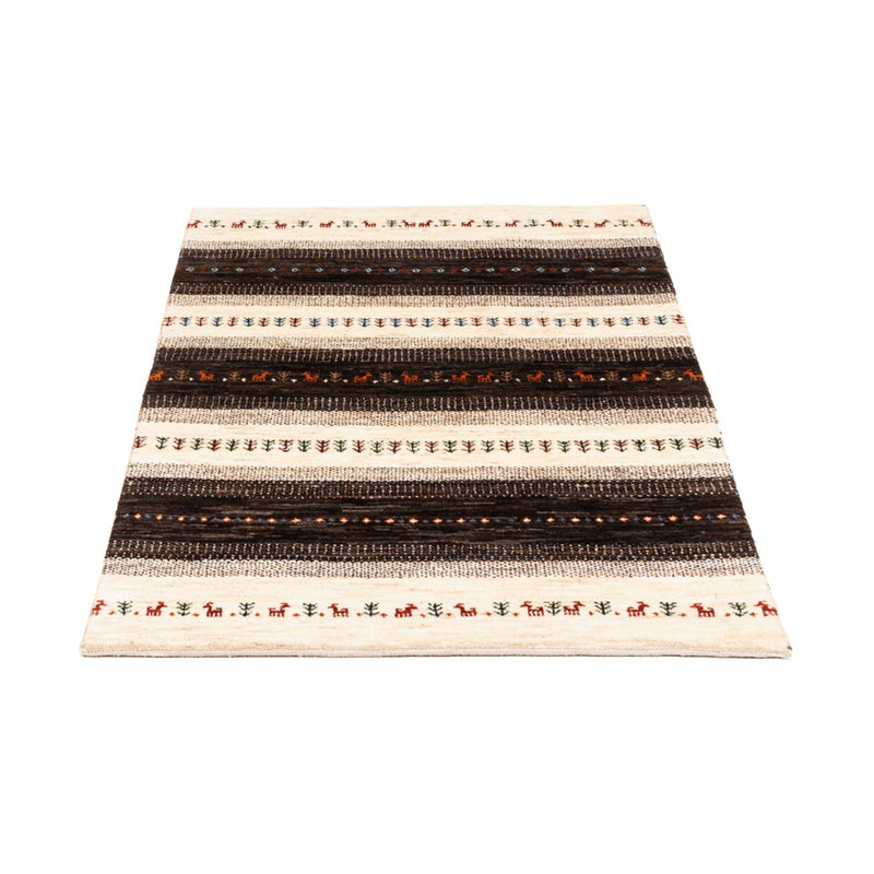 Gabbeh Teppich - Loribaft Perser - Royal - 128 x 81 cm - grau
