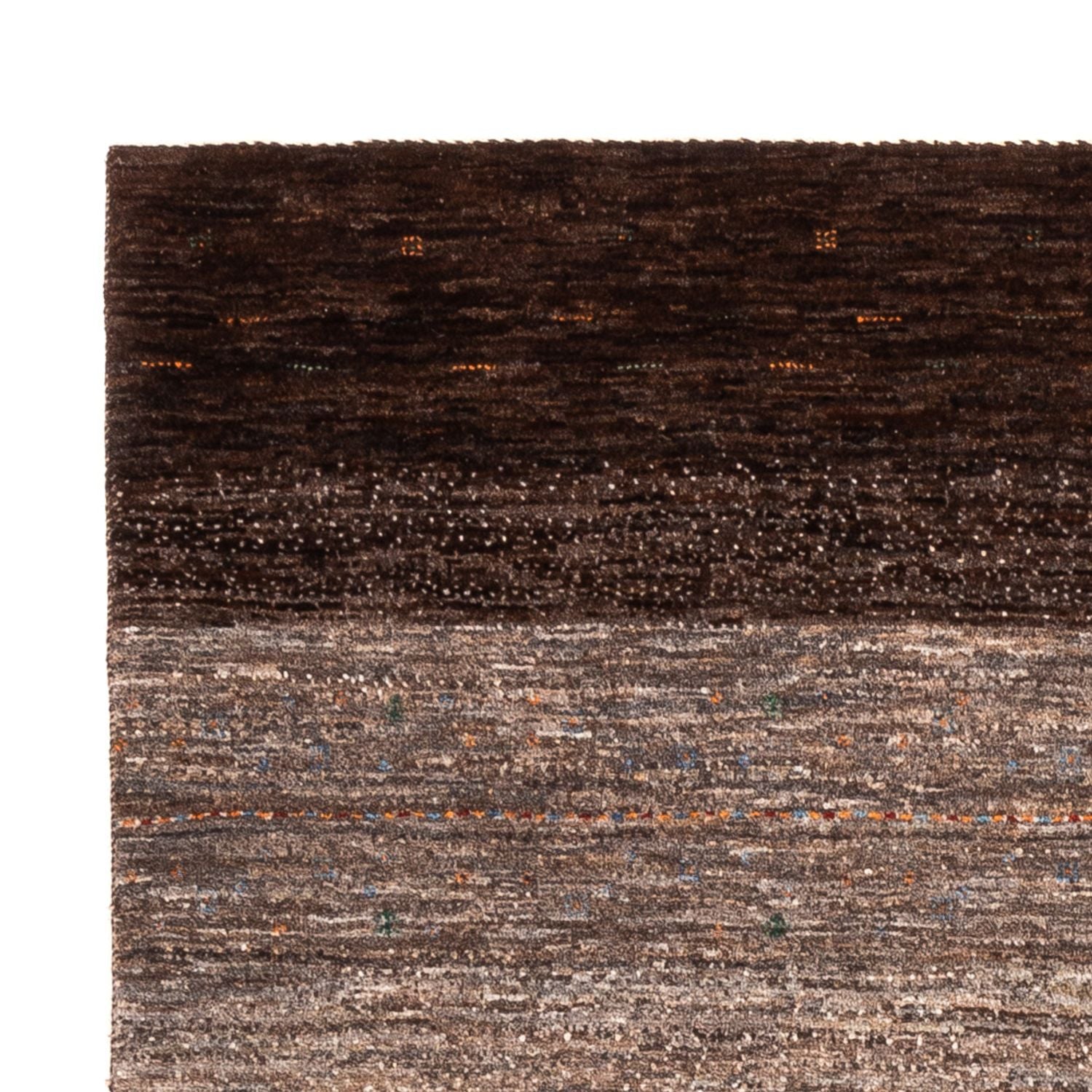 Gabbeh Teppich - Loribaft Perser - 195 x 134 cm - grau