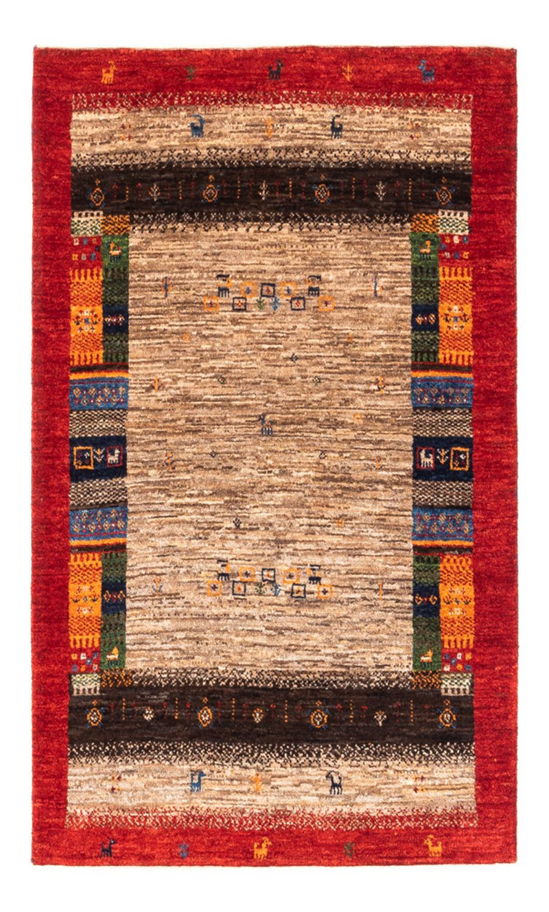 Gabbeh Teppich - Loribaft Perser - Royal - 130 x 87 cm - grau
