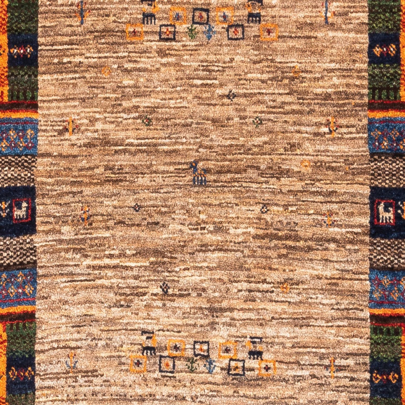 Gabbeh Teppich - Loribaft Perser - Royal - 130 x 87 cm - grau