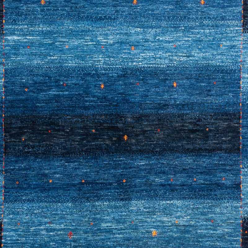 Gabbeh Teppich - Loribaft Perser - 215 x 152 cm - blau