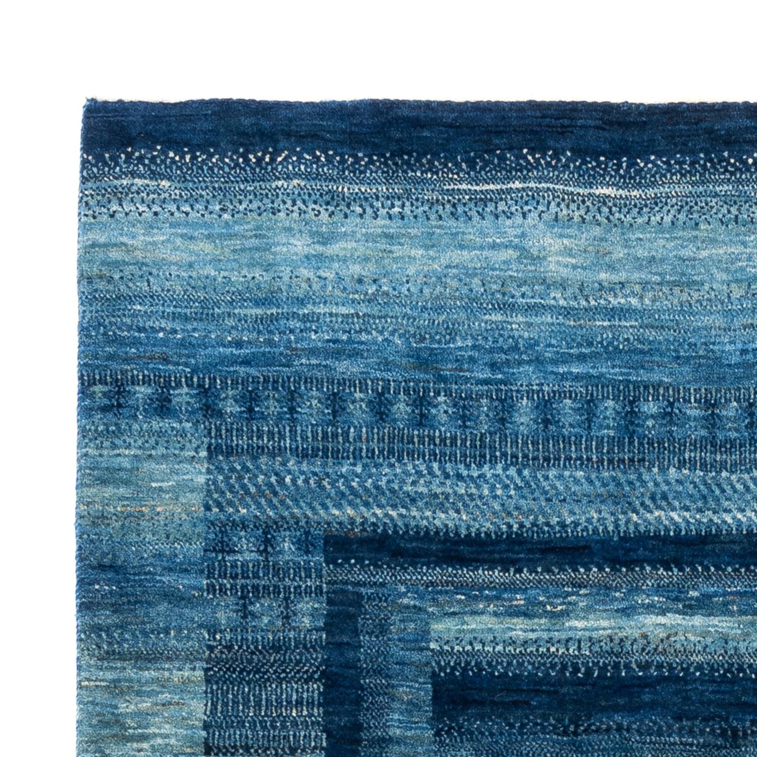 Gabbeh Teppich - Loribaft Perser - Royal - 198 x 158 cm - blau