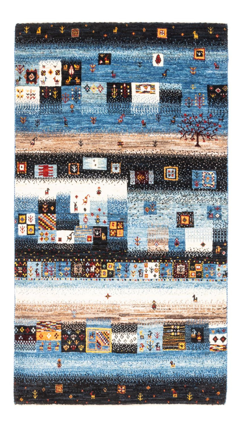 Gabbeh Teppich - Loribaft Perser - Royal - 141 x 87 cm - mehrfarbig