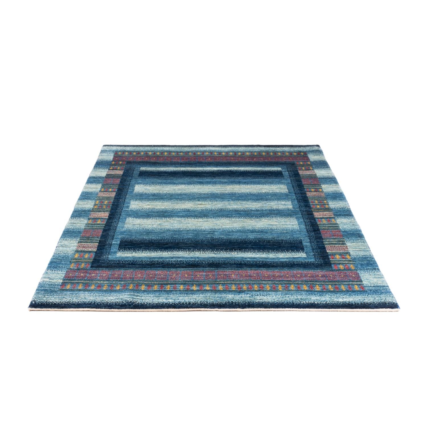 Gabbeh Teppich - Loribaft Perser - Royal - 198 x 152 cm - blau