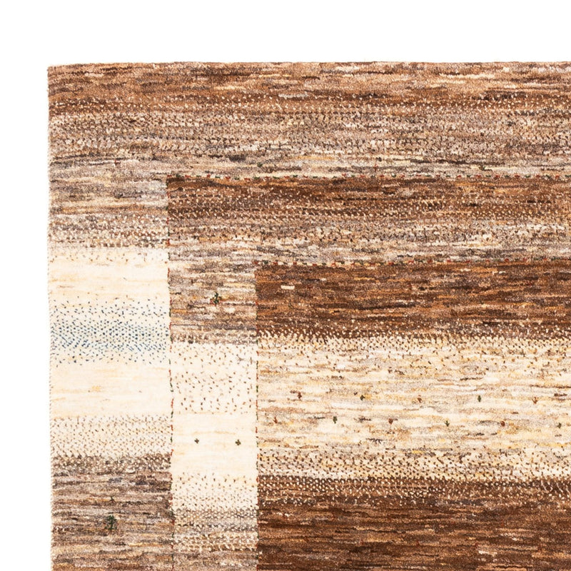 Gabbeh Teppich - Loribaft Perser - 201 x 158 cm - natur