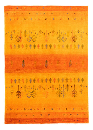 Gabbeh Teppich - Loribaft Perser - 209 x 150 cm - gold