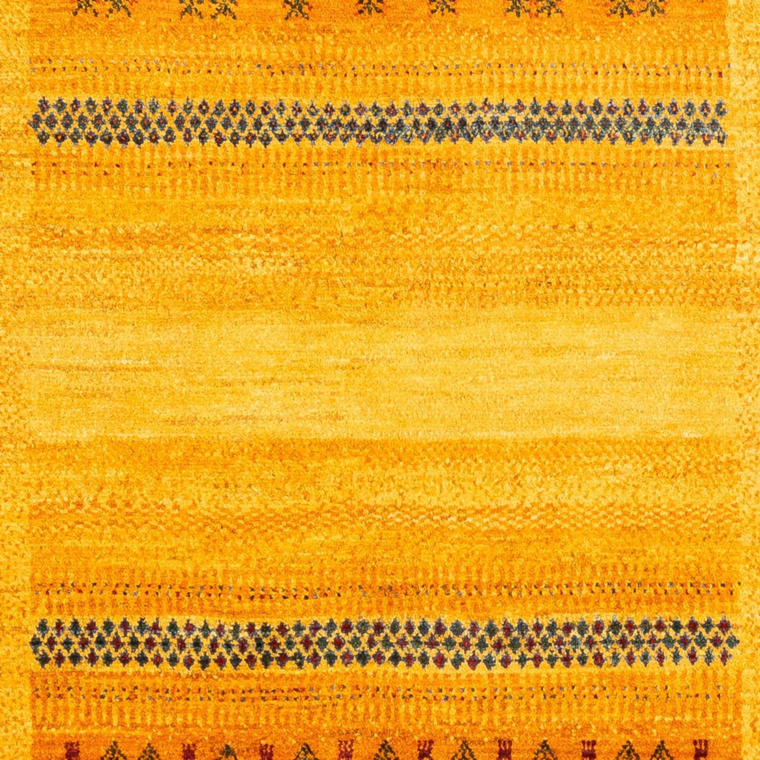Gabbeh Teppich - Loribaft Perser - Royal - 205 x 144 cm - gold