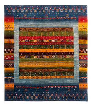Gabbeh Teppich - Loribaft Perser - Royal - 194 x 165 cm - mehrfarbig