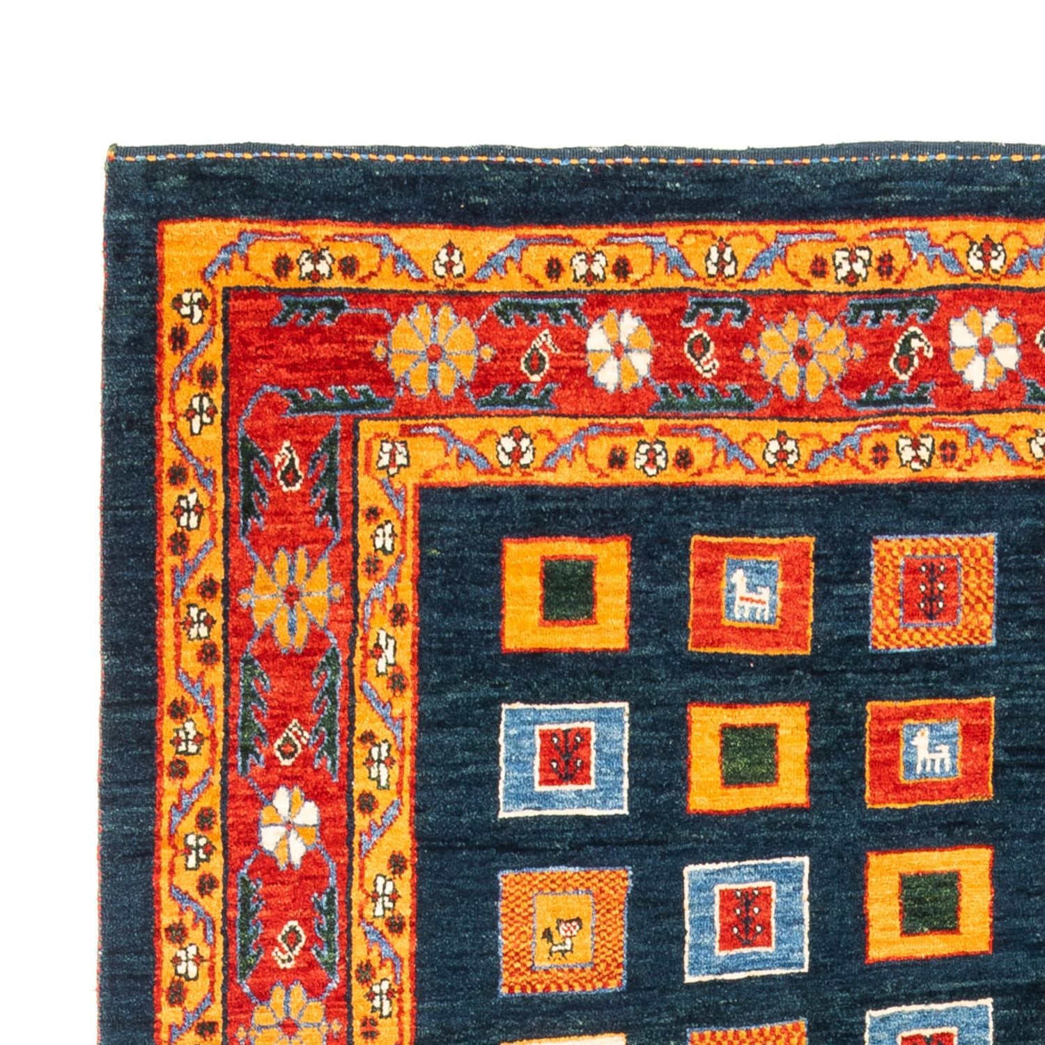 Gabbeh Teppich - Perser - 238 x 168 cm - mehrfarbig