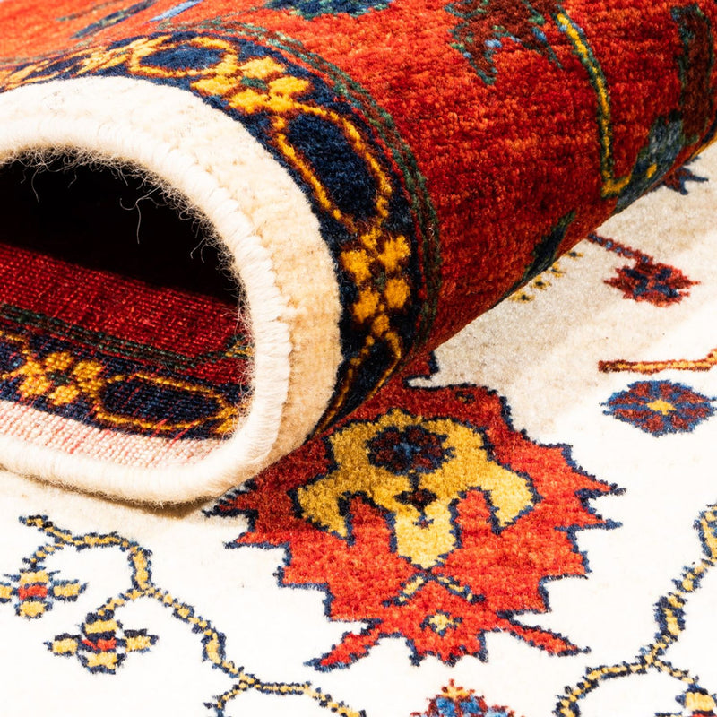 Gabbeh Teppich - Perser - 212 x 155 cm - creme