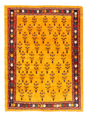 Gabbeh Teppich - Perser - 198 x 149 cm - gold