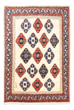 Gabbeh Teppich - Perser - 153 x 100 cm - creme
