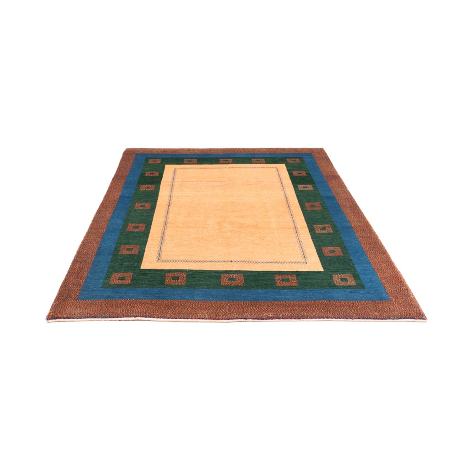 Gabbeh Teppich - Perser - 204 x 152 cm - creme