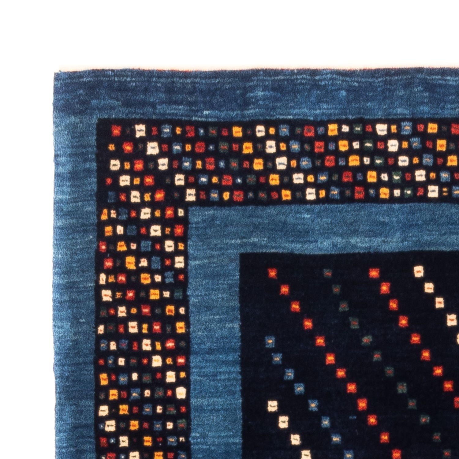 Gabbeh Teppich - Perser - 150 x 100 cm - blau