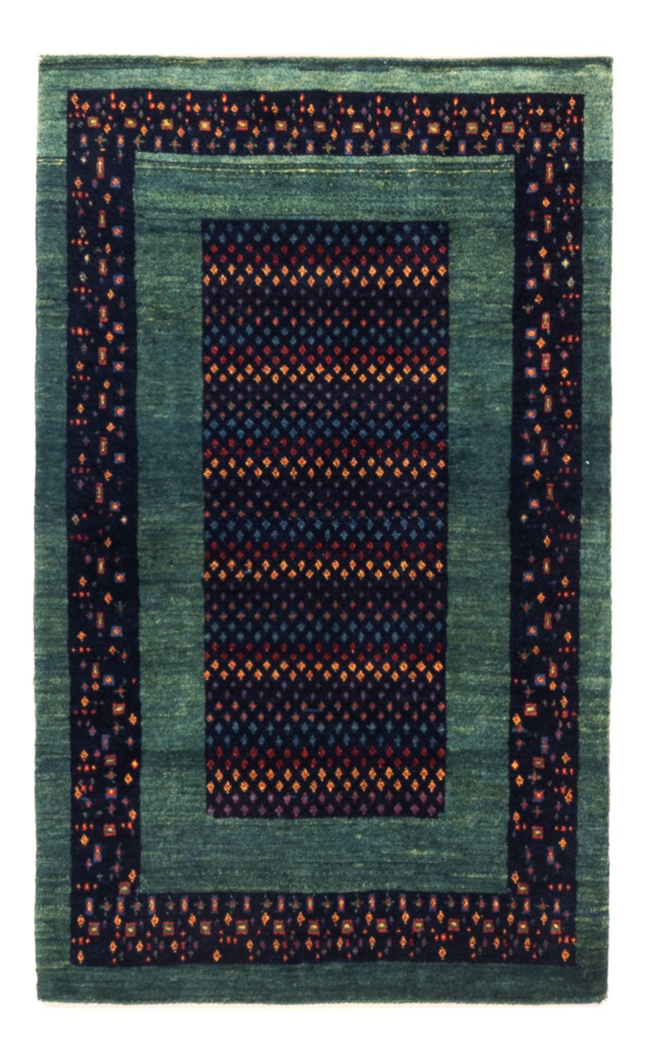 Gabbeh Teppich - Perser - 127 x 82 cm - mehrfarbig