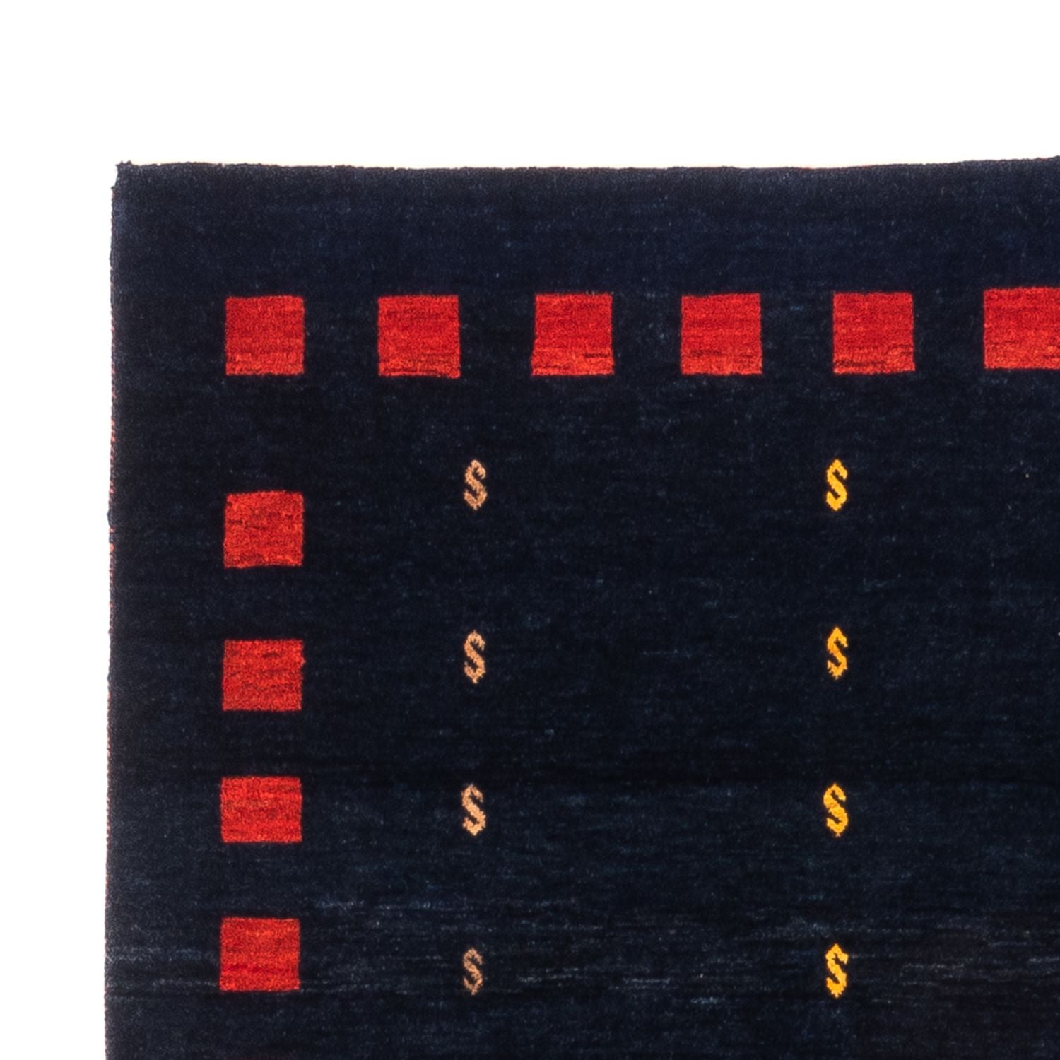 Gabbeh Teppich - Perser - 200 x 146 cm - dunkelblau
