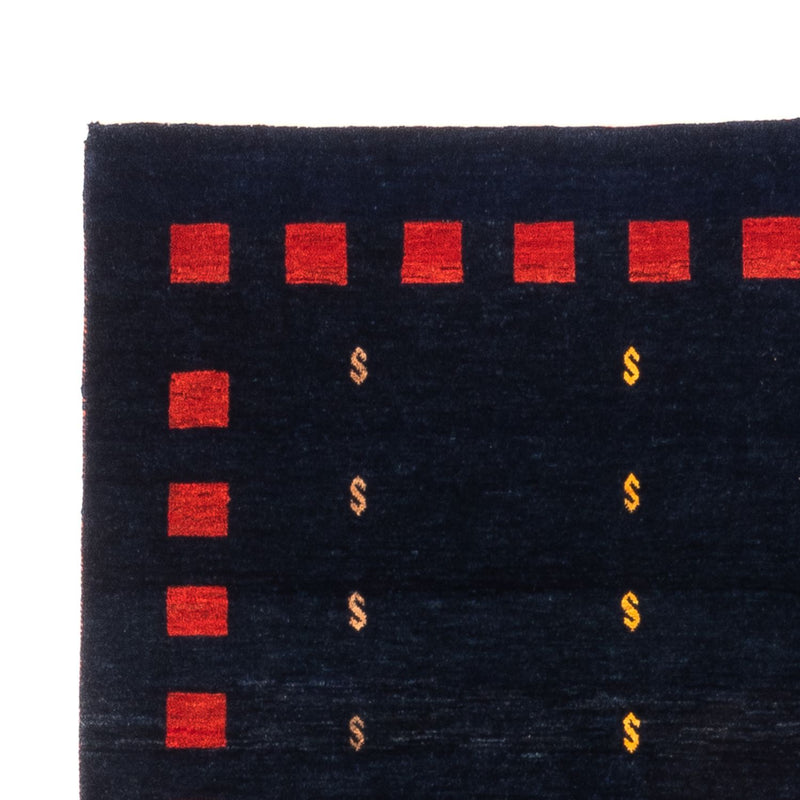 Gabbeh Teppich - Perser - 200 x 146 cm - dunkelblau