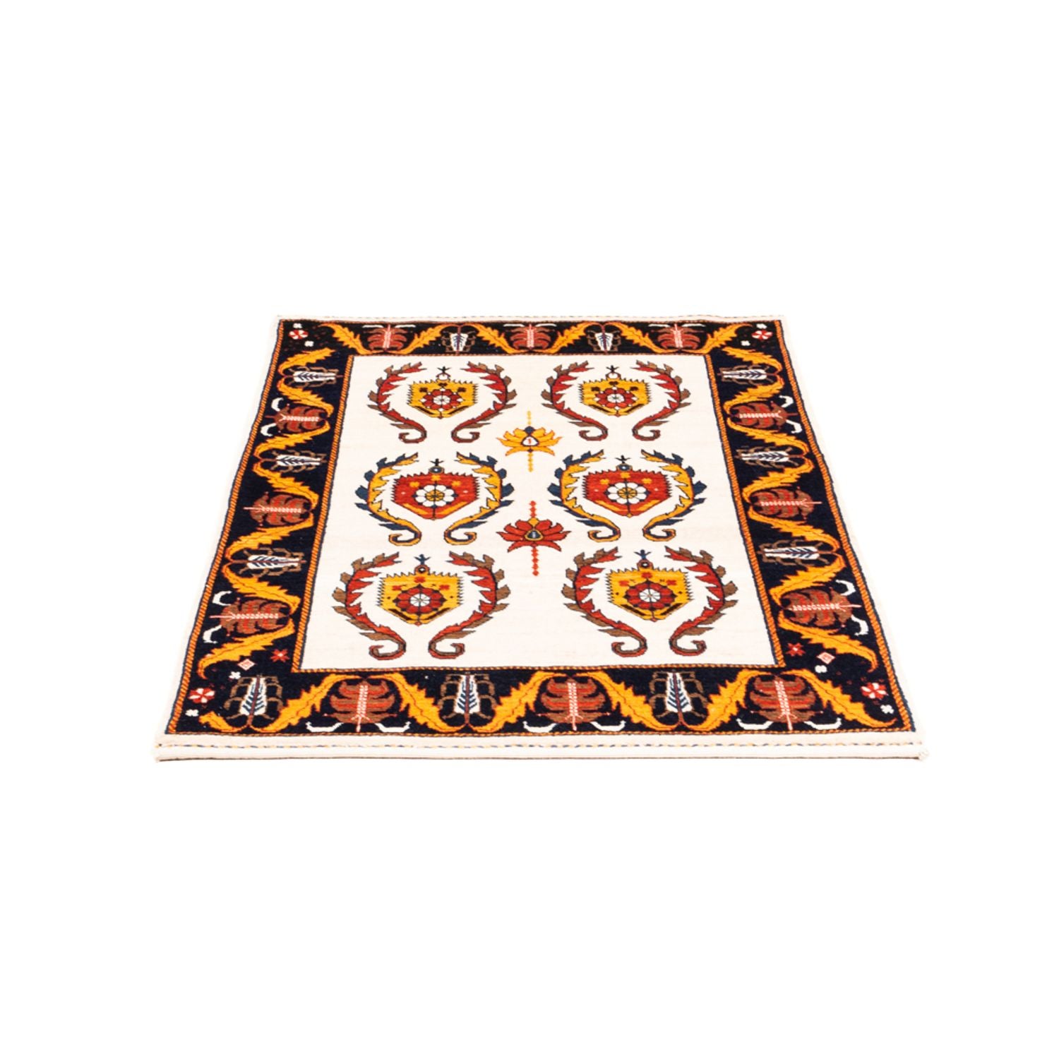 Gabbeh Teppich - Perser - 126 x 86 cm - creme