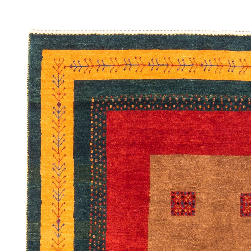 Gabbeh Teppich - Perser - 197 x 155 cm - mehrfarbig